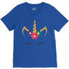 unicorn face V-Neck Tee