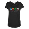 hello avengers Maternity Scoop Neck T-shirt