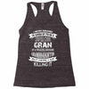 Super Cool Gran Of A Freaking Awesome Granddaughter Racerback Tank