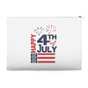 happy 4th of july Accessory Pouches