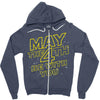 may the 4th be with you Zipper Hoodie