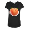 peach t Maternity Scoop Neck T-shirt