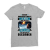 Never Underestimate A Man Who Watches Lost in Space And Was Born in De Ladies Fitted T-Shirt