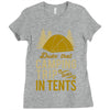 dude that camp trip in tents funny Ladies Fitted T-Shirt
