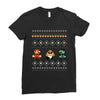 super mario chistmas Ladies Fitted T-Shirt