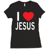 i love jesus Ladies Fitted T-Shirt
