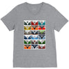 vw camper van fronts, ideal gift or birthday present V-Neck Tee