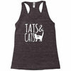 tats and cats Racerback Tank