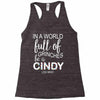 in a world full of grinches be a cindy lou who Racerback Tank