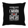 carcinoid cancer is a journey i never planed or asked for but i choose Throw Pillow