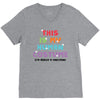 This Is My Human Costume I'm Really A Unicorn V-Neck Tee