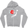 i'm huge in japan Zipper Hoodie