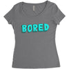 bored Women's Triblend Scoop T-shirt
