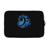 bass clef in blue Laptop sleeve