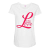 love laugh best trending Maternity Scoop Neck T-shirt