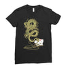 dragon flavor Ladies Fitted T-Shirt