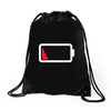 Dead Battery Drawstring Bags