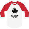 Canada Established 1867 3/4 Sleeve Shirt