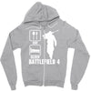 eat sleep battlefield 4, funny Zipper Hoodie