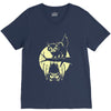 cat and bat halloween V-Neck Tee