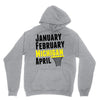 January February Michigan April - March Madness Basketball Unisex Hoodie