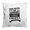 meine toucher Throw Pillow