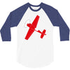 pilot flieger airplane flugzeug extra300 rc flyer 3/4 Sleeve Shirt
