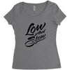 low and slow Women's Triblend Scoop T-shirt