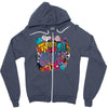 things might get weird Zipper Hoodie