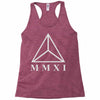 mmxi roman numerals triangle Racerback Tank