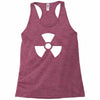 biohazard logo die cut vinyl Racerback Tank