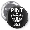 british pint funny Pin-back button
