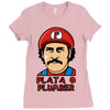 plata o plumber Ladies Fitted T-Shirt