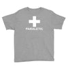 paraletic funny printed green top drinking booze party drunk Youth Tee