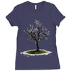 shades of winter Ladies Fitted T-Shirt