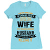 Super Cool Wife Of A Freaking Awesome Husband Ladies Fitted T-Shirt