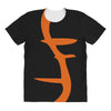helix of heroes funny retro sci fi superhero symbol cool logo All Over Women's T-shirt