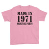 made in 1971 original parst Youth Tee