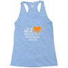 my heart basketball Racerback Tank
