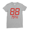 back to the future movie inspired tshirt Ladies Fitted T-Shirt