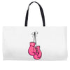 boxing gloves breast cancer Weekender Totes