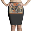 last stop hot rod repair sign, ideal birthday gift or present Pencil Skirts
