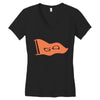 go flag Women's V-Neck T-Shirt