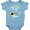 retirement plan Baby Bodysuit