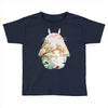 Totoro With Japanese Landscape Toddler T-shirt