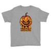 mad halloween pumpkin Youth Tee