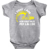 I Don't Care How Many Miles Per Gallon Baby Onesie