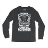 Never Underestimate Dog Rescuer Who Was Born November Long Sleeve Shirts