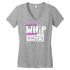watch me whip watch me bake bake Women's V-Neck T-Shirt