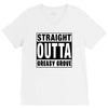 straight outta greasy grove V-Neck Tee